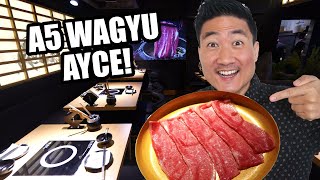 AllYouCanEat A5 WAGYU The Ultimate SHABU SHABU Experience [upl. by Alburga151]