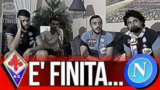 E FINITA FIORENTINA 30 NAPOLI  REAZIONE NAPOLETANI LIVE HD [upl. by Maguire690]