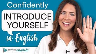 Tell me about yourself Introduce yourself in English with EASE [upl. by Dnomal]