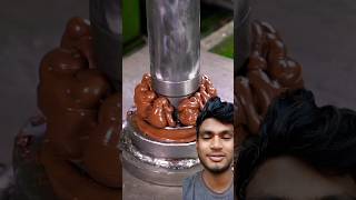 Candy crush chocolate hydraulic press shorts candy 😋🍫 wormmaker nutellacrush satisfying [upl. by Bobbye944]