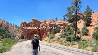 SCENIC BYWAY  CAMINO RURAL ESCENICO HWY 12 RED CANYON ARCH ARCO CAÑON ROJO PANGUITCH UTAH [upl. by Moorefield]