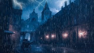 This video will make you forget about stress and problems  Rain Sounds ASMR  Thunder sounds [upl. by Duaner]