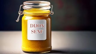 DIJONSENF einfach selbst gemacht  Homemade Dijon Mustard [upl. by Lirbij]