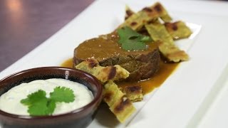 Mignons de chevreuil au curry raïta et frites de galettes indiennes  Envie de Bien Manger [upl. by Idoj323]