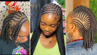 MustSee Braided Cornrow Hairstyles for Black Women 2025  Stylish Short Braids amp More [upl. by Ecylla]