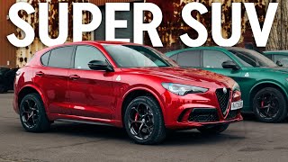 An SUV with soul 2024 Alfa Romeo Stelvio Quadrifoglio road and track review [upl. by Auhoj62]