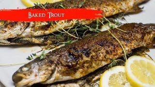 Simple Oven Baked Trout [upl. by Tuck]