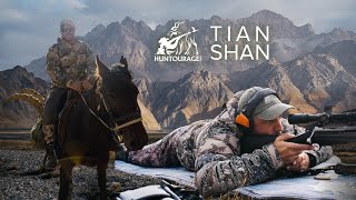 Epic Ibex Hunt in Kyrgyzstan Running Shot at 330 Meters  صيد الوعل في قيرغيزستان [upl. by Sclater]