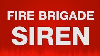 Fire Brigade Siren SOUND EFFECT  Feuerwehr Sirene SOUNDS [upl. by Ahsuoj113]