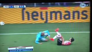 Karim EL AHMADI  PSV vs FEYENOORD  كريم الأحمدي [upl. by Mlohsihc280]