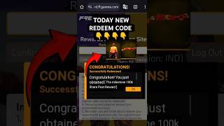 FREE FIRE REDEEM CODE TODAY  FREE FIRE 3 NOVEMBER REDEEM CODE  FF REDEEM CODE TODAY [upl. by Raybin]