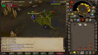 Elvarg Deathmatch vs Hardcore Ironman no safespotting osrs [upl. by Coppola741]