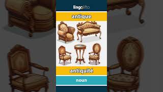 🇬🇧🇫🇷 antique  antiquité  vocabulary builder  learn English  apprenons langlais [upl. by Nagel]