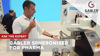 Ask the Expert  Lab Extruder with Spheronizer for Pharma Applications [upl. by Oriaj]