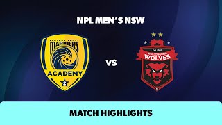 NPL Mens NSW Round 28 Highlights – Central Coast Mariners v Wollongong Wolves [upl. by Berman]