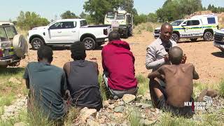 Stilfontein Illegal miners pay underground bosses for release [upl. by Yelnikcm]