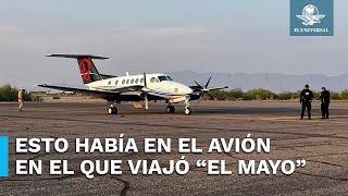 ¿Qué encontraron en el avión que trasladaba a “El Mayo” Zambada [upl. by Devol]