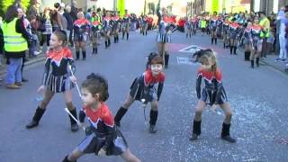 ANDERLUES Carnaval 2014 Majorettes Rosy Girls by CRIDEL [upl. by Nuawaj321]