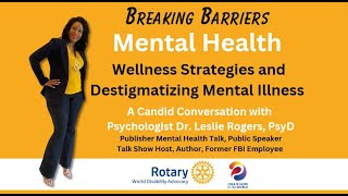 Wellness Strategies and Destigmatizing Mental Health [upl. by Merriman]