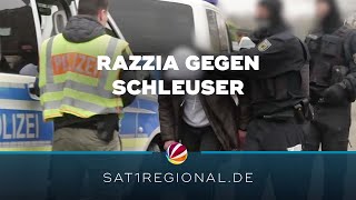 Großrazzia gegen Schleuser in Garbsen und Lehrte [upl. by Ira]