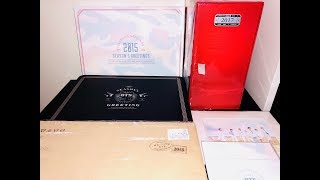 UNBOXING ♡ BTS 방탄소년단 SEASONS GREETINGS 2015  2018 [upl. by Sihtnyc286]