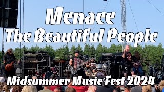 Menace  Marilyn Mansons The Beautiful People at Midsummer Music Fest 2024 [upl. by Cattan]