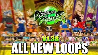 ALL the New LOOPS from the DBFZ PATCH [upl. by Lesley]