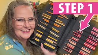 4Step PRISMACOLOR Pencil Organization How to Organize Prismacolor Premier Colored Pencils [upl. by Amhsirak]