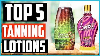 Top 5 Best Tanning Bed Lotions In 2024 [upl. by Ahsinoj]