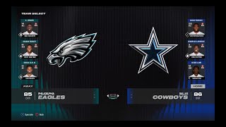 Madden 25 I Regular Season Week 10 I Philadelphia Eagles vs Dallas Cowboys [upl. by Tremain590]