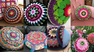 TOP 50 NEW EMBROIDERY HANDMADE CROCHET CUSHION COVERS PILLOWS IDEAS DIY PROJECTS [upl. by Losse415]