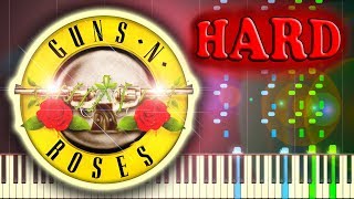 GUNS N ROSES  PARADISE CITY  Piano Tutorial [upl. by Eivets]