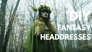 DIY EASY  SUPER AFFORDABLE HEADDRESSES Pt1  SHORT FILM [upl. by Hgielram]