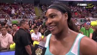 Serena Williams vs Kirsten Flipkens Highlights HD Manila IPTL 2014 [upl. by Danyette717]