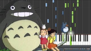 Path of the Wind 風のとおり道  Tonari no Totoro となりのトトロ OST Piano Synthesia [upl. by Ed]