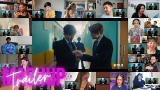 Heartstopper  Trailer Reaction Mashup 👨‍❤️‍👨🌈  Netflix Series [upl. by Eelytsirk]