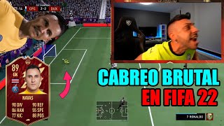 🤬😡DjMaRiiO EXPL0TA EN DIRECTO POR CULPA DE KEYLOR NAVAS  LLOROS Y CABREOS FIFA 22 [upl. by Lutero509]