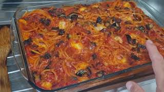 Bucatini al forno alla siciliana o PASTA ALLA SICILIANA AL FORNO ricetta per il mare [upl. by Seek]