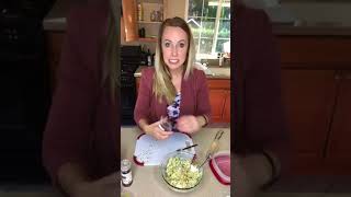 Monday night meal Prep Easy creamy chicken salad [upl. by Amees22]