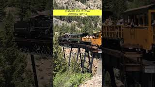 Historic Steampowered Short Line and Mining Railroad train railroad colorado railway [upl. by Tem]