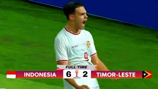 FULL HIGHLIGHT INDONESIA U19 VS TIMOR LESTE U19  AFF ASEAN CUP U19  Fans Camera [upl. by Stoddard]