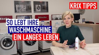 SO lebt die WASCHMASCHINE LÄNGER  Krix Tipps [upl. by Imiaj812]