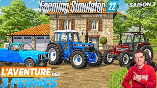 QUEL TRACTEUR CE SOIR  LAVENTURE DES 3 FERMES  Farming Simulator 22 [upl. by Anitac855]