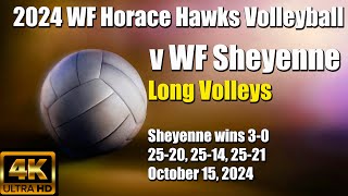 2024 VB vs Sheyenne  LONG Volleys [upl. by Iegres]