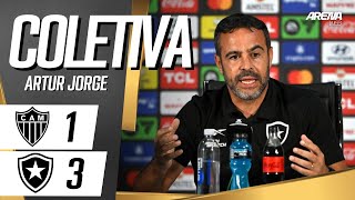 COLETIVA ARTUR JORGE  AO VIVO  AtléticoMG 1 x 3 Botafogo  Final Libertadores 2024 [upl. by Berti]