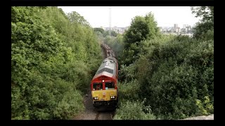 Freight on the Woodhead route in 2021 [upl. by Atikir]