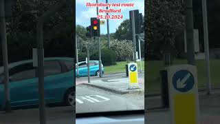 Thornbury test route area Spiral signal control roundabout 24102024 [upl. by Fleming]