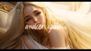 Awaken goddess  a meditation  MtF Transition Positive feminization [upl. by Goldston]