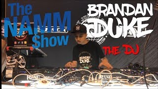 Brandon Duke The DJ LIVE DJ Set at the NAMM Show 2019 at the JetPack Beat Junkies Rane booth [upl. by Katherina52]