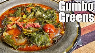 Gumbo Style Collard Greens  Gumbo Greens [upl. by Etirugram]